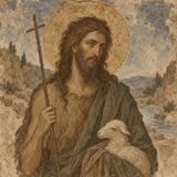 Образ дня: Иоанн Предтеча с крестом и агнцем